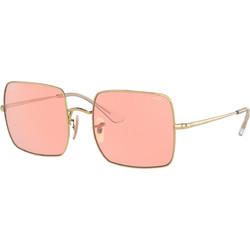 Ray-Ban RB1971 001/3E Ανδρικά Γυαλιά Ηλίου Τετράγωνα Μεταλλικά Χρυσά με Ροζ Polarized Φακό