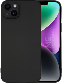 Forcell iPhone 14 Soft Touch Θήκη Σιλικόνης - Black