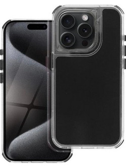 Forcell iPhone 16 Plus Matrix Θήκη Σιλικόνης - Black