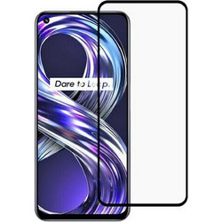 Realme 8i Προστατευτικό Τζαμάκι Μαύρο Dux Ducis 9D Full Screen 9H Tempered Glass With Frame