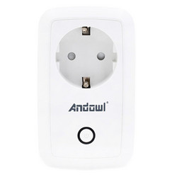 Έξυπνη πρίζα Smart Plug WiFi με App android & iOS - Andowl Q-A224 - Λευκό