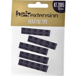 She KERATIN TIPS KT2005 BLACK | Tips Κερατίνης για Extenions σε Μαύρο Χρώμα 25τμχ