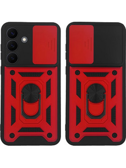 Sonique Ring Armor CamPro Θήκη Red (Samsung Galaxy S26)