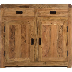 Artekko Attari Καφέ Μπουφές από Ξύλο Teak (100x40x90)cm