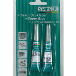 Κόλλα στιγμής STANGER Super glue 2 τεμάχια 18041