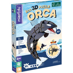 Παιδικό Puzzle mierEdu 3D Όρκα 85 Κομμάτια
