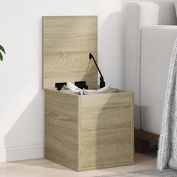 vidaXL Κουτί Αποθήκευσης Sonoma Δρυς 30x35x35cm Επεξεργασμένο Ξύλο 1 τεμ