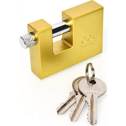 DELI λουκέτο τάκου με κλειδί DL508307, heavy duty, 70mm