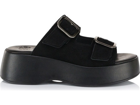 PRIME 510 Leather Suede Παντόφλα Μαύρο