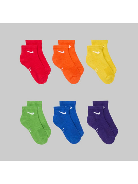 Nike Kids Everyday Cushioned Ankle Socks 6 Pairs