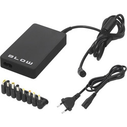 Universal τροφοδοτικό 90W με σετ βυσμάτων SLIM Blow μαύρο