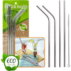 ECO & health - Ανοξείδωτα Μεταλλικά Καλαμάκια
