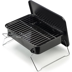 Ψησταριά Κάρβουνου BBQ με Λαβή 35x25.5x8 cm Black C83000320