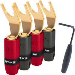 AudioQuest SureGrip(R) 300 Multi-Spade - SET/4 SureGrip 300 Gold