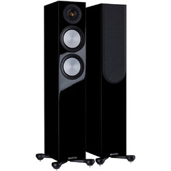 Monitor Audio Silver 200 7G Ζεύγος Ηχείων Hi-Fi Δαπέδου 150W 2.5 Δρόμων High Gloss Black