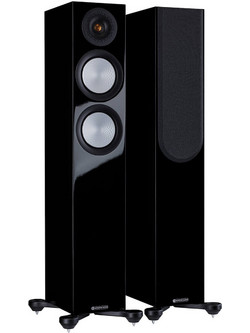 Monitor Audio Silver 200 7G Ζεύγος Ηχείων Hi-Fi Δαπέδου 150W 2.5 Δρόμων High Gloss Black