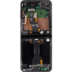 Γνήσια Οθόνη Samsung Galaxy Z Flip 7 FE F761 Original Internal LCD Touch & Frame Foldable Black GH82-37734A Service Pack