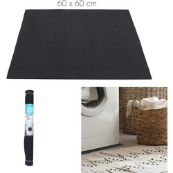 Αντικραδασμικό Χαλάκι Πλυντηρίου 60x60cm Μαύρο - Μείωση Θορύβου & Δόνησης