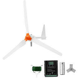 VEVOR Ανεμογεννήτρια 1500W 24V 3 Πτερυγίων με Υβριδικό Ελεγκτή Αιολικής/Ηλιακής Ενέργειας FSSFLWLFDJMPAAXPB001V9