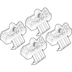 ΑΚΡΑ ΓΙΑ ΜΠΑΡΕΣ NORDRIVE ΓΙΑ ABARTH / FIAT 500E 3D 05/2023+ - 4 τεμ