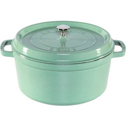 Staub La Cocotte 28cm Round Cast Iron, Sage