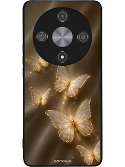Sonique DIVA Series Θήκη (Honor Magic6 Lite 5G) Χρυσές Πεταλούδες