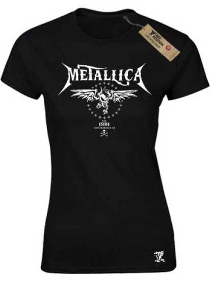 T-shirt γυναικείο Metallica Takeposition Βαμβακερό σε Μαύρο χρώμα, 504-7786