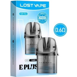 Lost Vape E Plus V2 Dual Mesh Cartridge 0.6 ohm 3ml