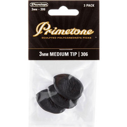 Dunlop 477P306 - Πένες PRIMETONE(R) Classic Medium 3.0mm, 3 τεμάχια