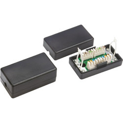 Alantec WTM06 network junction box Cat5e Black WTM06