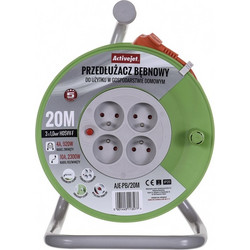 Activejet AJE-PB/20M reel extension cord 20m AJE-PB/20M