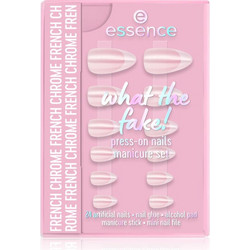 essence WHAT THE FAKE! Ψεύτικα νύχια 05 FRENCH CHROME