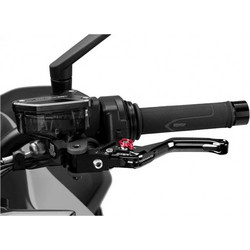 Puig Κοντή Μανέτα Συμπλέκτη Lever 4.0 Black / Red 4230NR