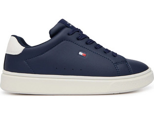 Tommy Hilfiger Low Cut Lace-Up Παιδικά Sneakers Navy Μπλε T3X9-35233-1355-35-41-A474 NavyBlue