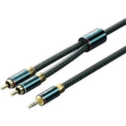 VENTION Καλώδιο Ήχου BCSGI 1x 3.5mm Jack Male σε 2x RCA Male 3 m Μαύρο