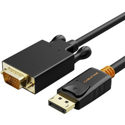 Cabletime καλώδιο Displayport σε Vga CT-AV585-04G, 1080p, 1.8m, μαύρο