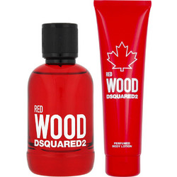 Dsquared2 Wood Pour Femme Red Eau de Toilette 100ml + Bath & Shower Gel 150ml
