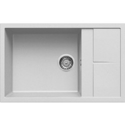 Elleci Unico 310 Ένθετος Νεροχύτης Γρανίτη Bianco Titano 78x50cm