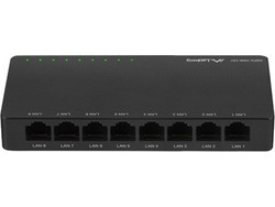 Lanberg DSP2-1008-12V Unmanaged L2 Switch με 8 Θύρες Ethernet 1Gbps