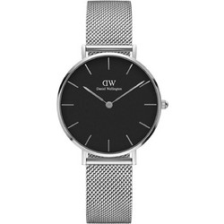Daniel Wellington Petite Γυναικείο Ρολόι με Ασημί Μεταλλικό Μπρασελέ DW00100162