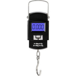 Φορητή Ηλεκτρονική Ζυγαριά, Rqiurpn, 50 Kg, Ψηφιακή, ABS, Μαύρο