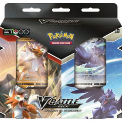 Pokemon TCG V Battle Deck Lycanroc VS Corviknight Bundle FEB22