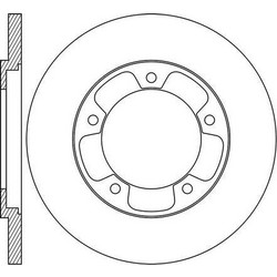 Ferodo DDF2484C - ΔΙΣΚΟΠΛΑΚΕΣ ΟΠ Ford Transit with single tyres