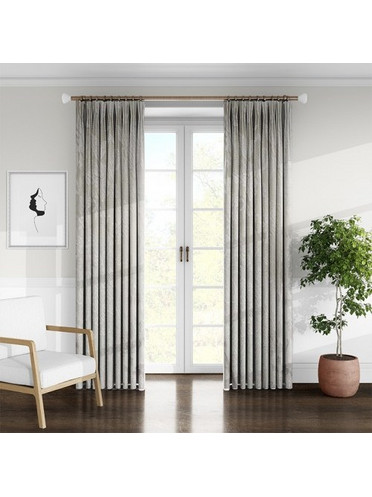 Ehome Κουρτίνα με Τρέσα 270x280 595-12 Λευκό