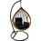 Woodwell Madrid Κρεμαστή Κούνια Φωλιά Wicker Καφέ Ε6739,1