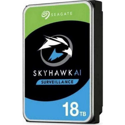 Seagate SkyHawk AI 18TB HDD Σκληρός Δίσκος 3.5" Sata 3 7200rpm με 256MB Cache