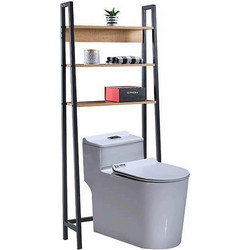 Ραφιέρα μπάνιου Nextdeco ξύλο και μέταλλο Υ156x64x25εκ