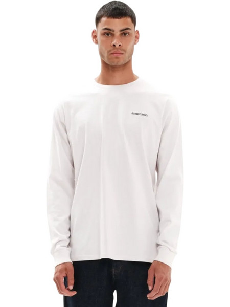 EMERSON Men's Outdoor L/S T-Shirt 232.EM31.07-OFF WHITE