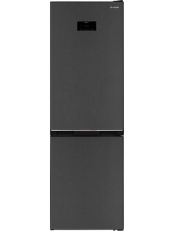 Sharp SJ-BA10DHXAD Ψυγειοκαταψύκτης 331lt No Frost Υ186xΠ59.5xΒ65cm Μαύρος