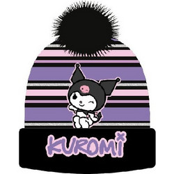 Hello Kitty Kuromi Black Παιδικό Σκουφάκι Ένα Μέγεθος